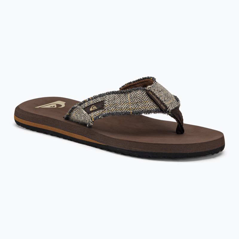 Vyriškos šlepetės Quiksilver Monkey Abyss brown