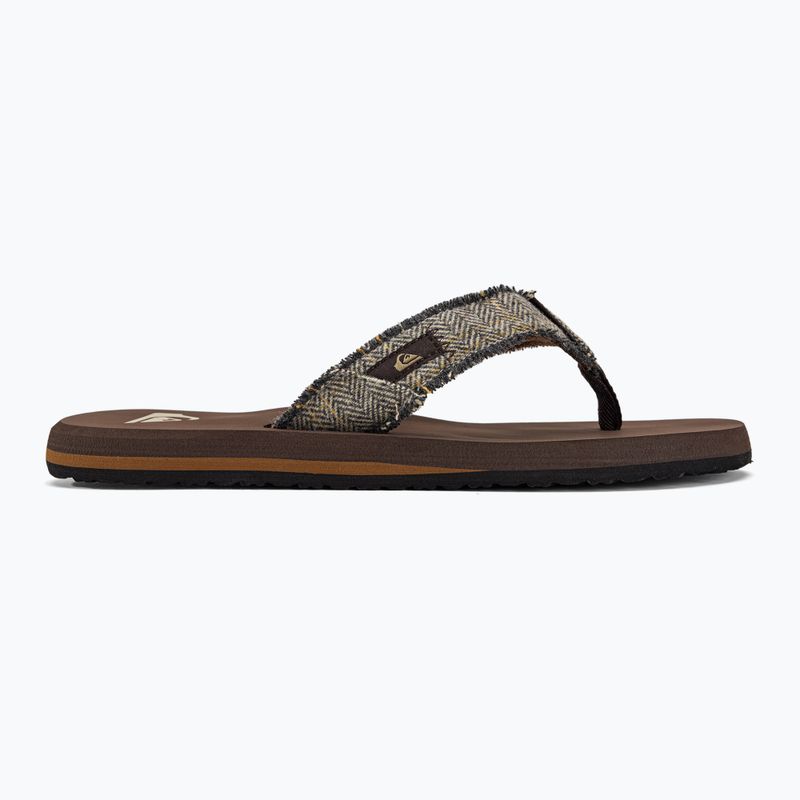 Vyriškos šlepetės Quiksilver Monkey Abyss brown 2