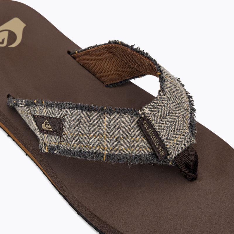 Vyriškos šlepetės Quiksilver Monkey Abyss brown 7