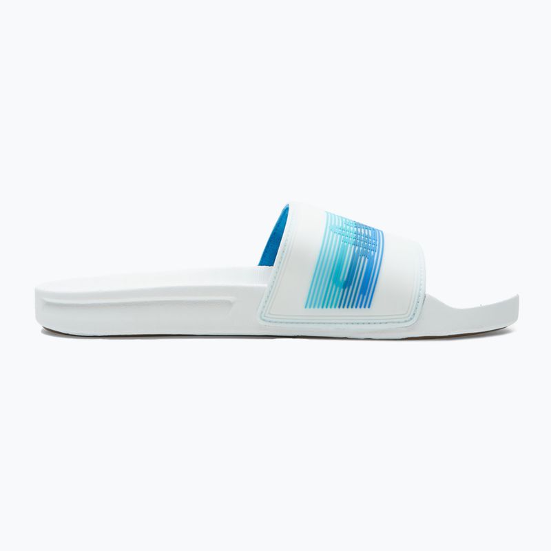 Quiksilver vyriškos Rivi Wordmark Slide white/blue/blue šlepetės 10