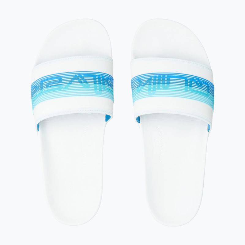 Quiksilver vyriškos Rivi Wordmark Slide white/blue/blue šlepetės 12