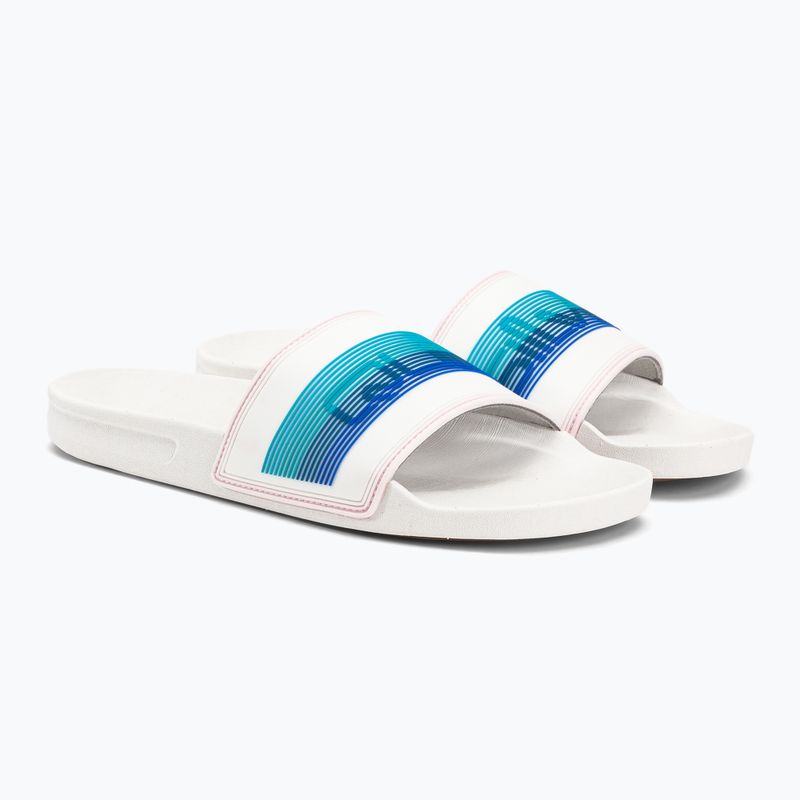 Quiksilver vyriškos Rivi Wordmark Slide white/blue/blue šlepetės 4