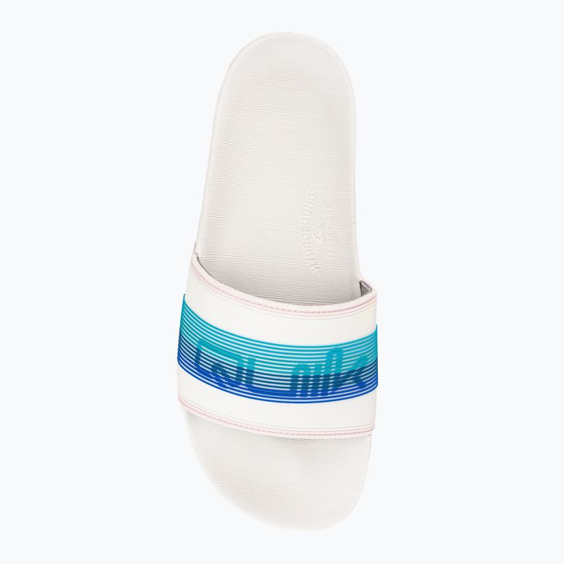 Quiksilver vyriškos Rivi Wordmark Slide white/blue/blue šlepetės 6