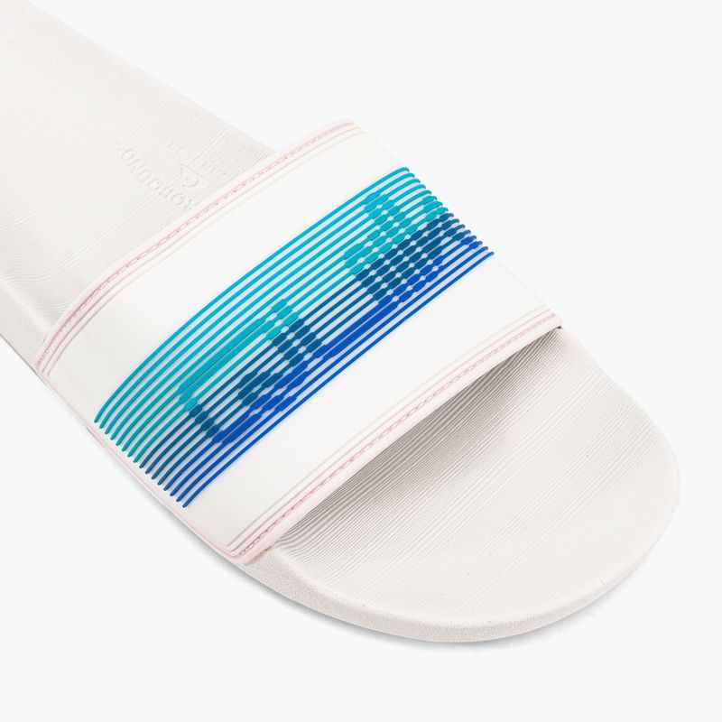 Quiksilver vyriškos Rivi Wordmark Slide white/blue/blue šlepetės 7