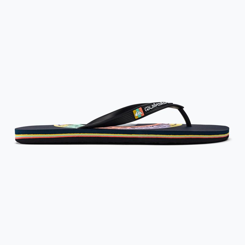 Quiksilver Molokai Art vyriškos šlepetės navy blue AQYL101264 2