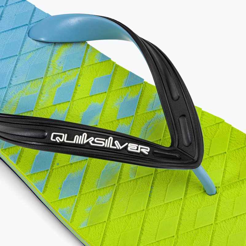 Vyriškos šlepetės Quiksilver Oahuey green AQYL101313 7