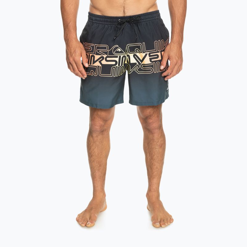 Quiksilver Vyriški 17" plaukimo šortai Everyday Wordblock Volley Graphite EQYJV04005-KVJ6 2
