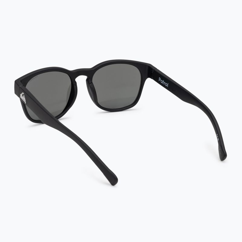 Quiksilver Patrol Polarized juodi/pilki poliarizuoti akiniai nuo saulės EQYEY03190-XKSK 2