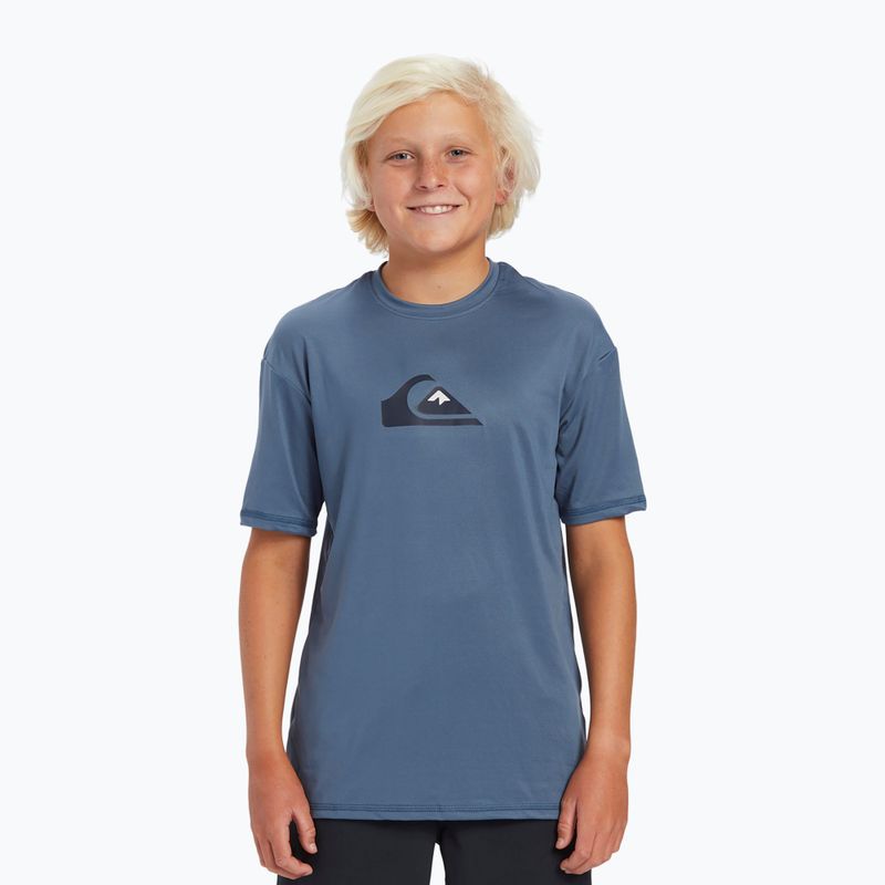 Quiksilver Solid Streak SS Y guolis sea vaikiški maudymosi marškinėliai 3