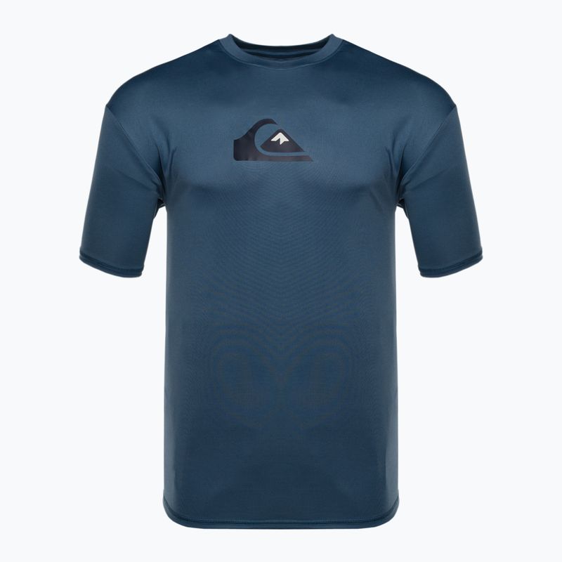 Quiksilver Solid Streak vyriški marškinėliai UPF 50+ tamsiai mėlyni EQYWR03386-BYG0
