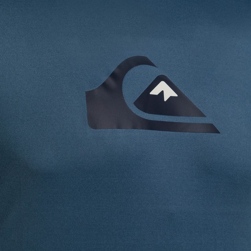 Quiksilver Solid Streak vyriški marškinėliai UPF 50+ tamsiai mėlyni EQYWR03386-BYG0 3