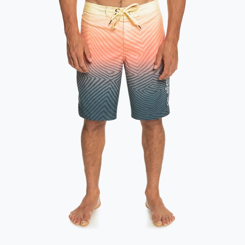 Quiksilver vyriški "Everyday Warp Fade 20" oranžinės ir tamsiai mėlynos spalvos maudymosi šortai EQYBS04790-BSL6 3