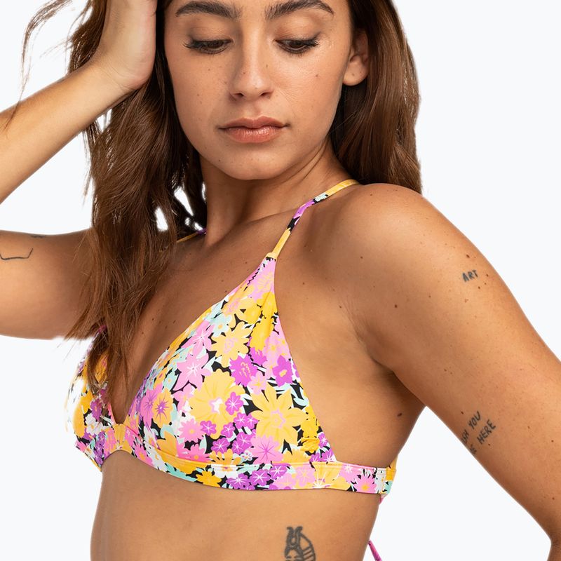 Billabong Sol Searcher maudymosi kostiumėlio viršutinė dalis su gėlėmis 4