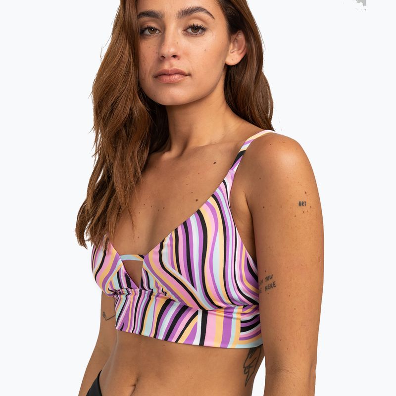 Billabong Sol Searcher V Neck Cami stripes maudymosi kostiumėlio viršus 2