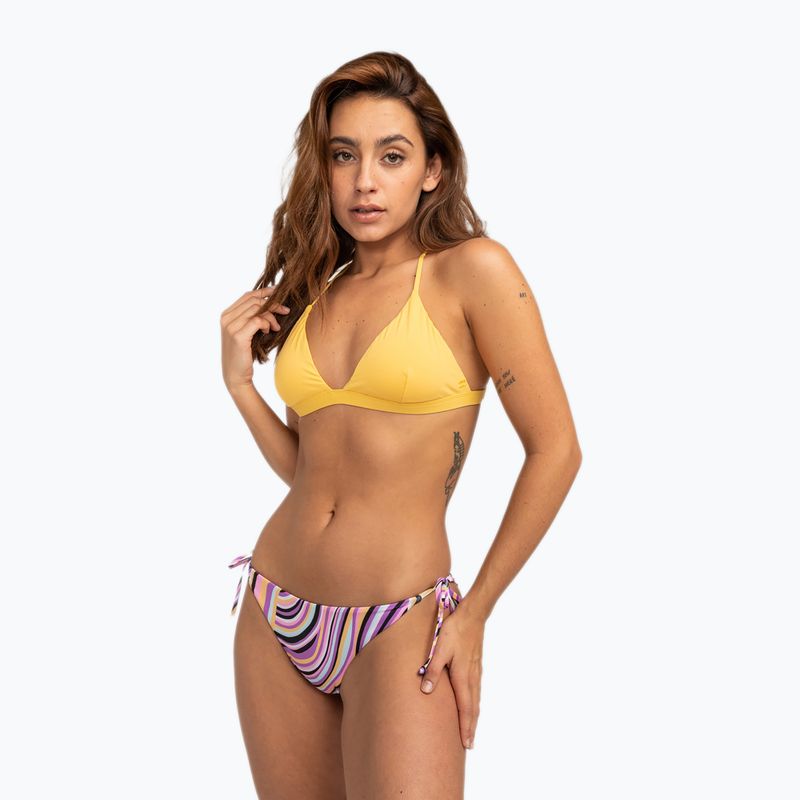 Billabong Sol Searcher Cross Back golden peach maudymosi kostiumėlio viršus 5