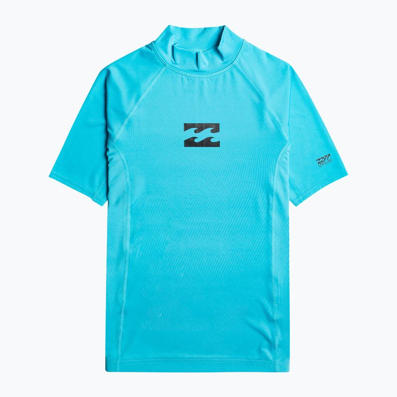 Billabong Waves All Day Boys ryškiai mėlyni vaikiški maudymosi marškinėliai