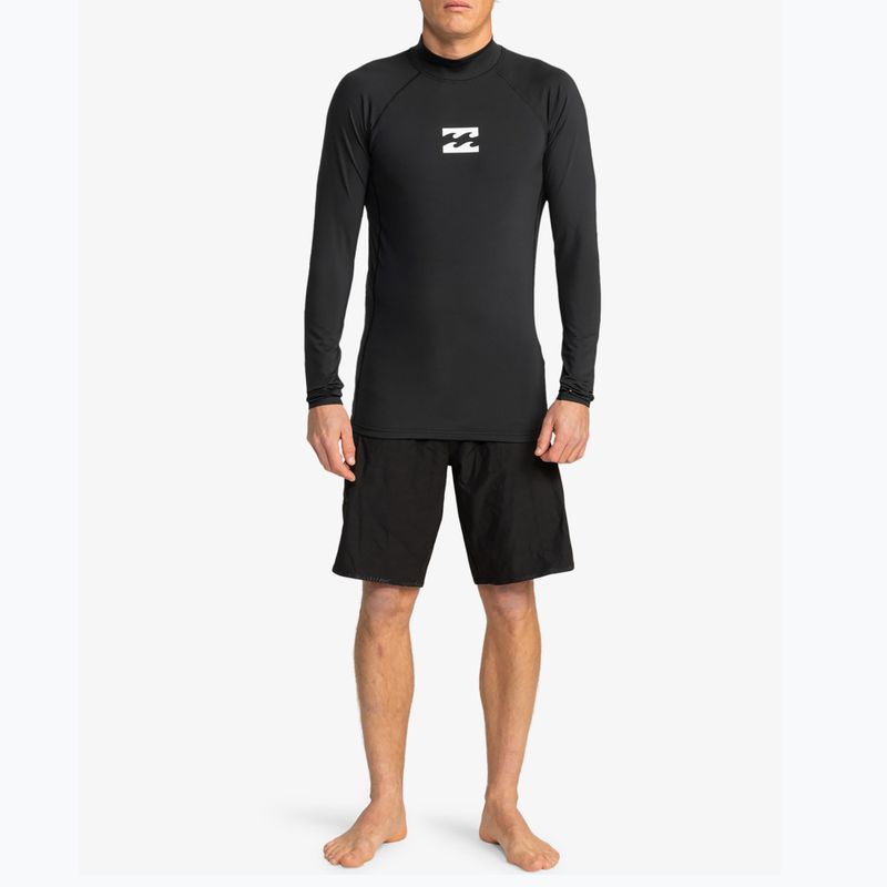 Vyriški plaukimo marškinėliai ilgomis rankovėmis Billabong Waves All Day black 2