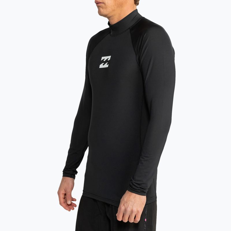 Vyriški plaukimo marškinėliai ilgomis rankovėmis Billabong Waves All Day black 3