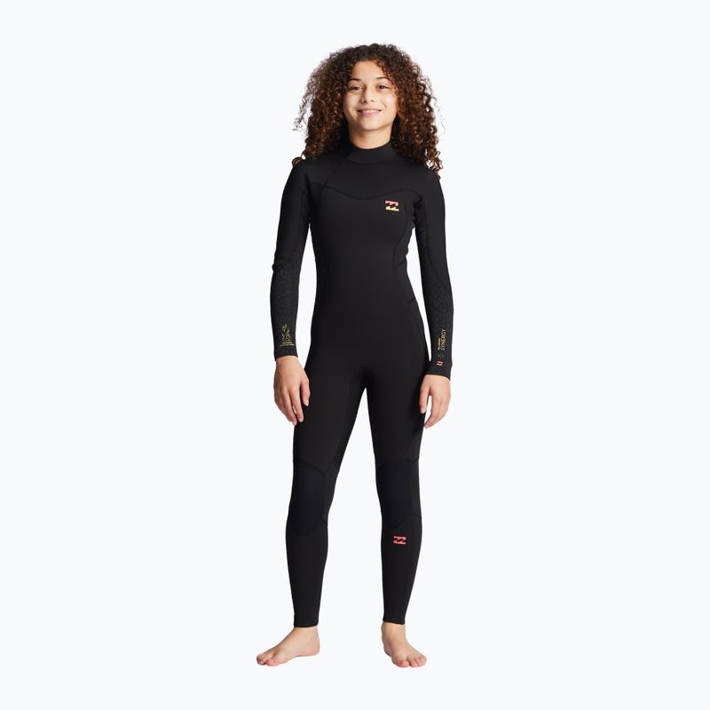 Billabong 3/2 Teen Synergy BZ FL Full wild juodas vaikiškas hidrokostiumas 6