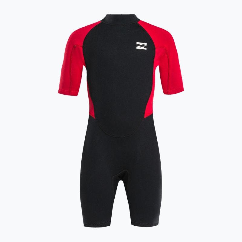 Billabong 2/2 Boys Intruder BZ SS Spring red vaikiškas hidrokostiumas 2