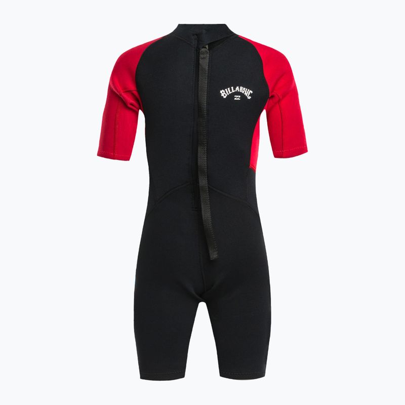 Billabong 2/2 Boys Intruder BZ SS Spring red vaikiškas hidrokostiumas 3