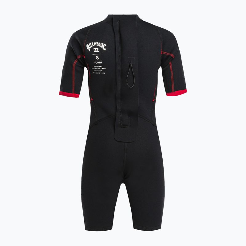 Billabong 2/2 Boys Intruder BZ SS Spring red vaikiškas hidrokostiumas 5