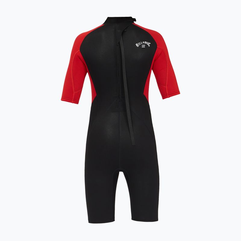 Billabong 2/2 Boys Intruder BZ SS Spring red vaikiškas hidrokostiumas 7