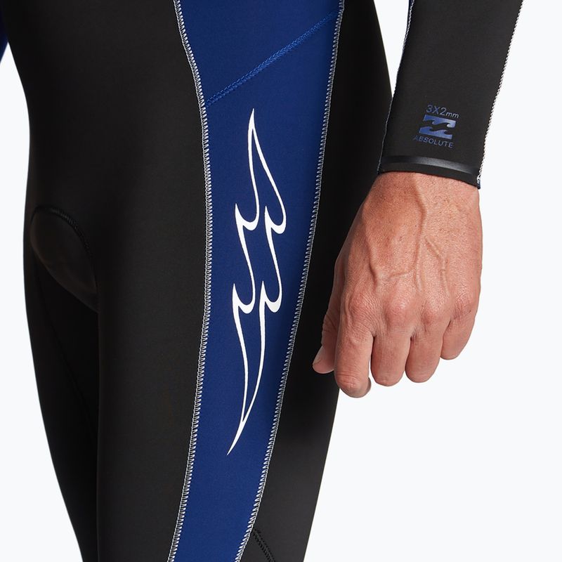 Vyriškas Billabong 3/2 Absolute BZ Full FL dark royal plaukimo hidrokostiumas 12