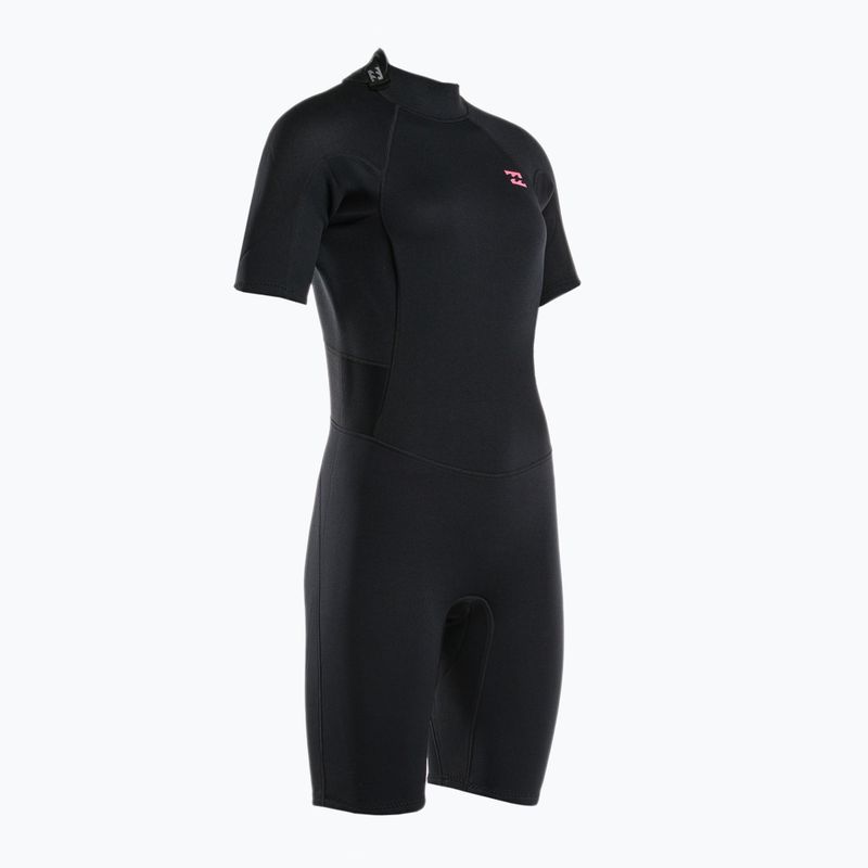 Moteriškas Billabong 2/2 Launch FL SS Spring juodas hidrokostiumas