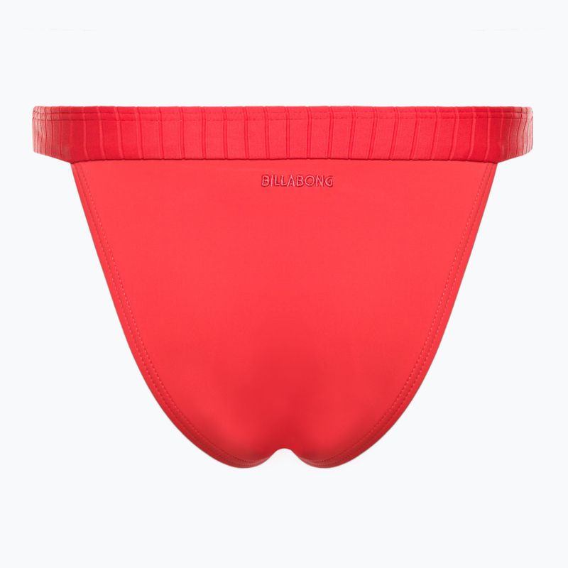Billabong Lined Up Banded Hike maudymosi kostiumėlio apatinė dalis bright poppy 2