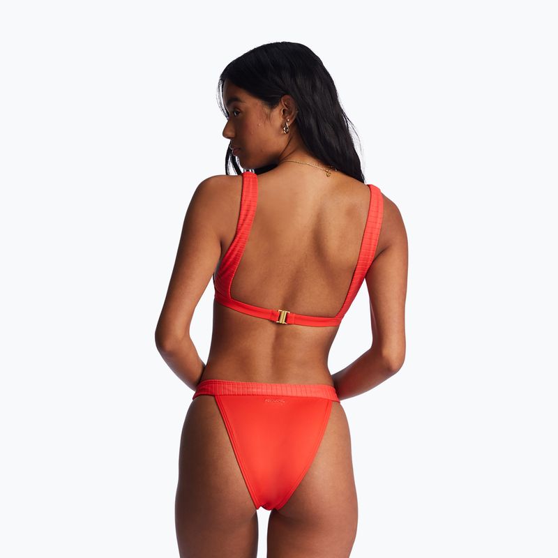 Billabong Lined Up Banded Hike maudymosi kostiumėlio apatinė dalis bright poppy 7