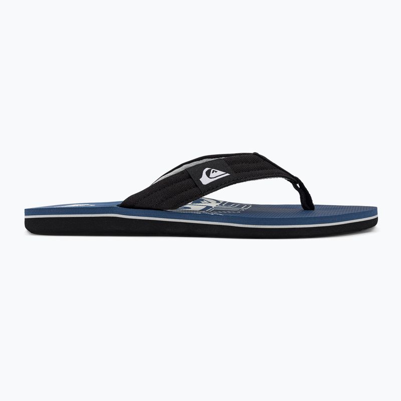 Quiksilver Molokai Layback II vyriškos šlepetės blue AQYL101339 2