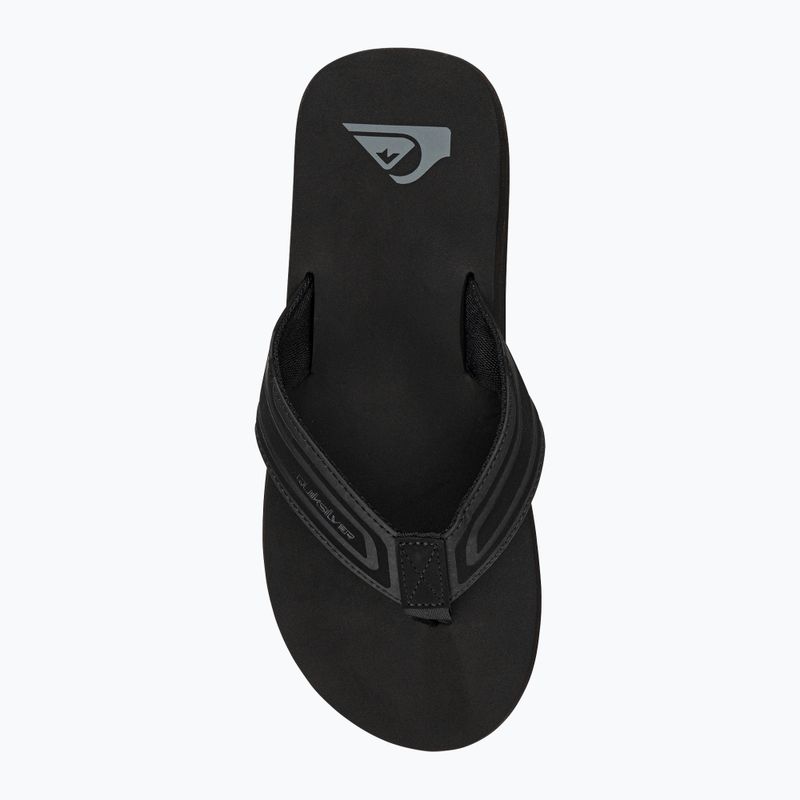 Quiksilver vyriškos šlepetės Monkey Wrench Core juoda AQYL101324 6