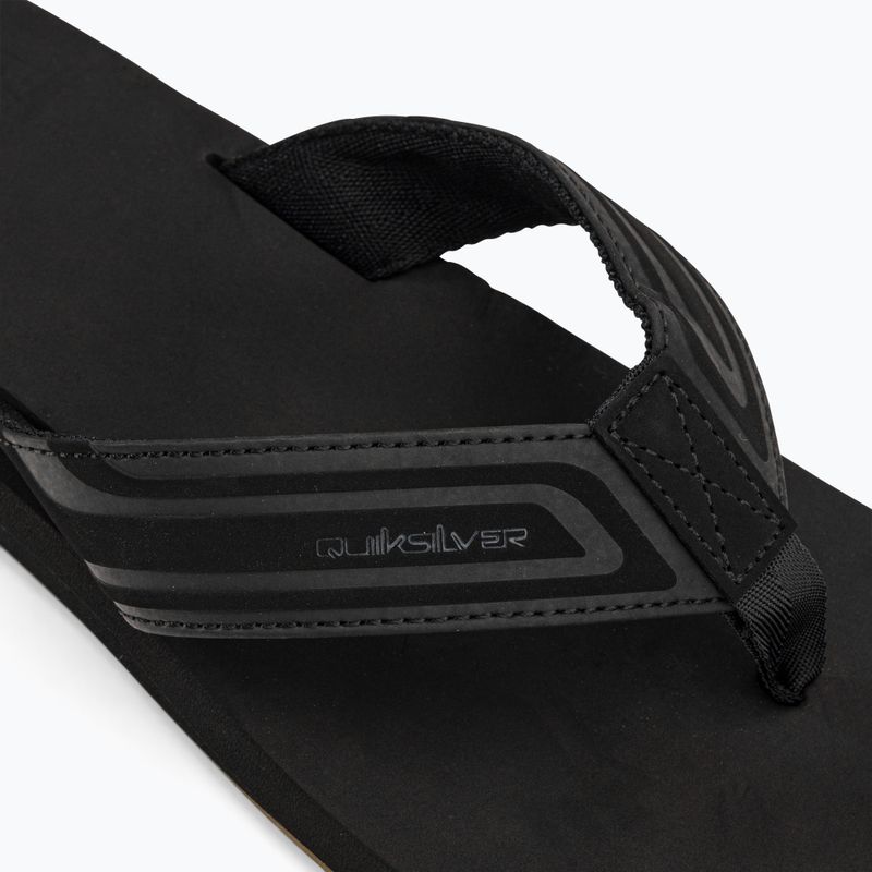 Quiksilver vyriškos šlepetės Monkey Wrench Core juoda AQYL101324 7