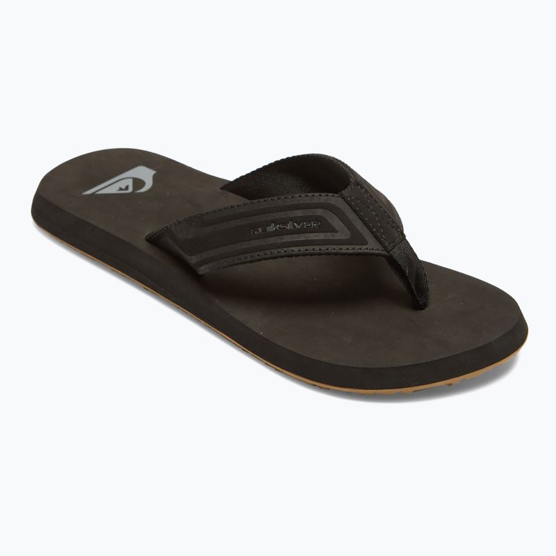 Quiksilver vyriškos šlepetės Monkey Wrench Core juoda AQYL101324 9