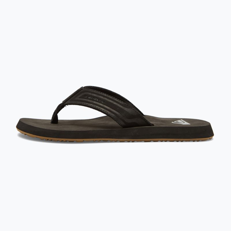 Quiksilver vyriškos šlepetės Monkey Wrench Core juoda AQYL101324 11