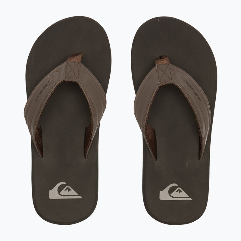 Quiksilver vyriškos šlepetės Monkey Wrench Core rudos spalvos AQYL101324 11