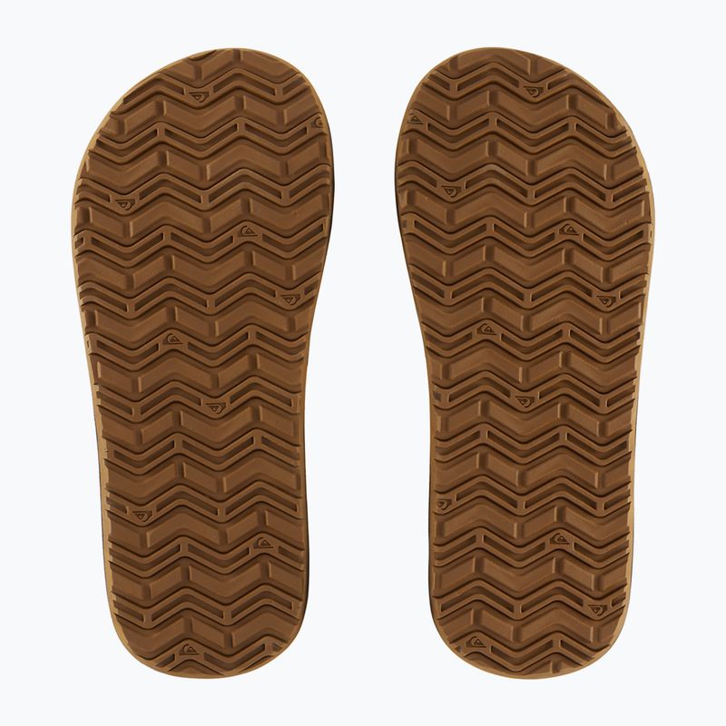 Quiksilver vyriškos šlepetės Monkey Wrench Core rudos spalvos AQYL101324 12