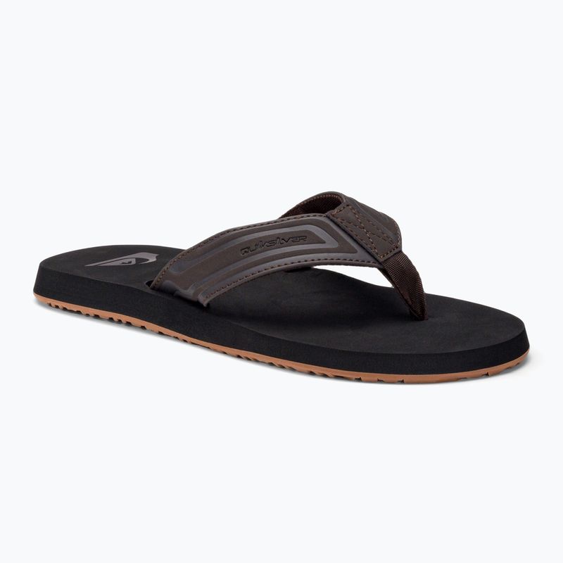 Quiksilver vyriškos šlepetės Monkey Wrench Core rudos spalvos AQYL101324