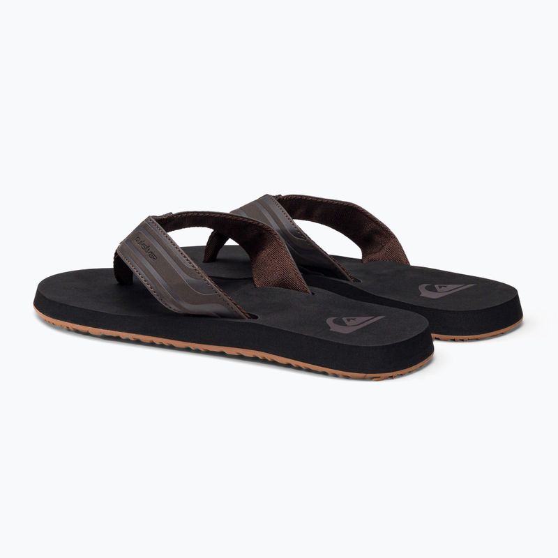 Quiksilver vyriškos šlepetės Monkey Wrench Core rudos spalvos AQYL101324 3
