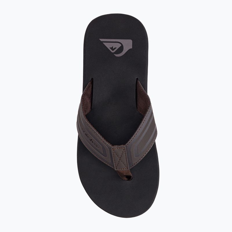 Quiksilver vyriškos šlepetės Monkey Wrench Core rudos spalvos AQYL101324 6