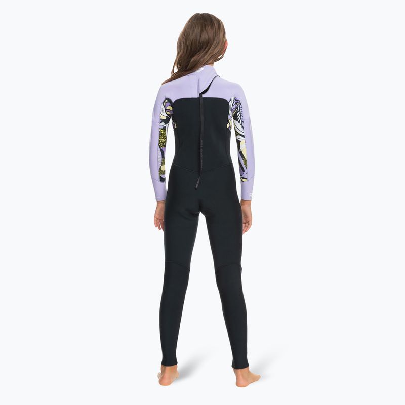 Vaikiškas plaukimo hidrokostiumas ROXY 4/3 Swell Series BZ GBS anthracite splash 3