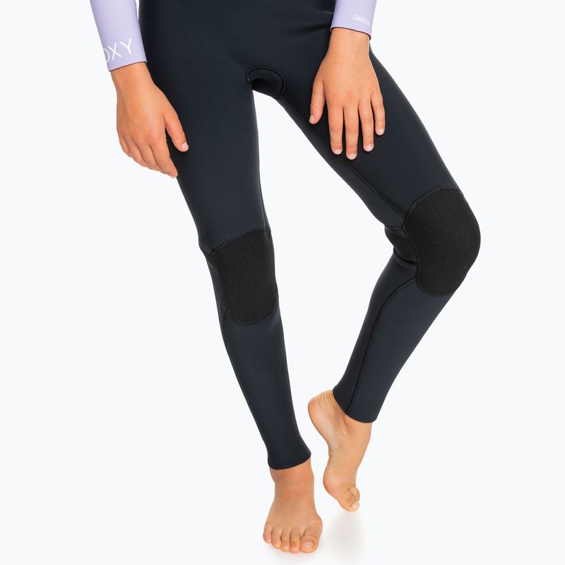 Vaikiškas plaukimo hidrokostiumas ROXY 4/3 Swell Series BZ GBS anthracite splash 5