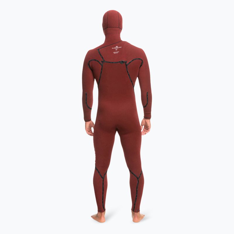 Vyriškas plaukimo hidrokostiumas Quiksilver Highline 5/4/3 Chest Zip Hooded black 7