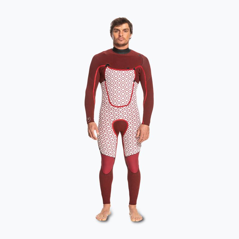 Vyriškas plaukimo hidrokostiumas Quiksilver Marathon Sessions 5/4/3 Chest Zip black 6