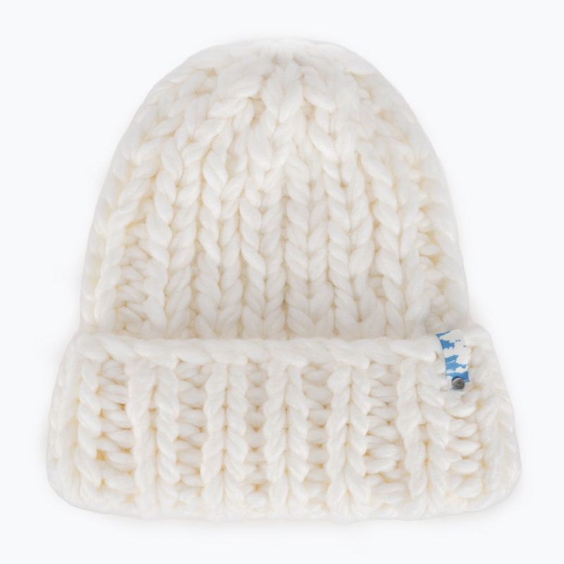 Moteriška snieglenčių kepurė ROXY Chloe Kim Beanie bright white 5