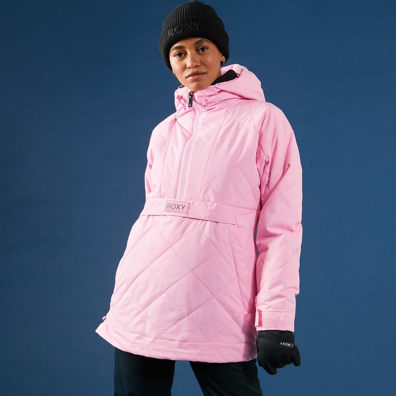 Moteriška snieglenčių striukė ROXY Radiant Lines Overhead pink frosting 4