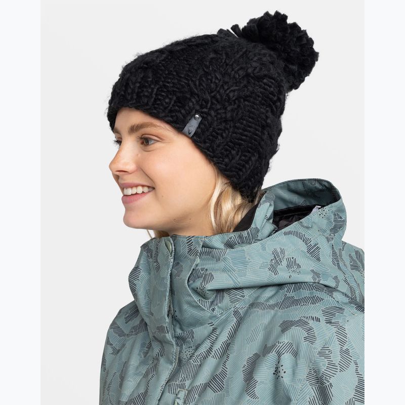 Moteriška žieminė kepurė ROXY Winter true black 4