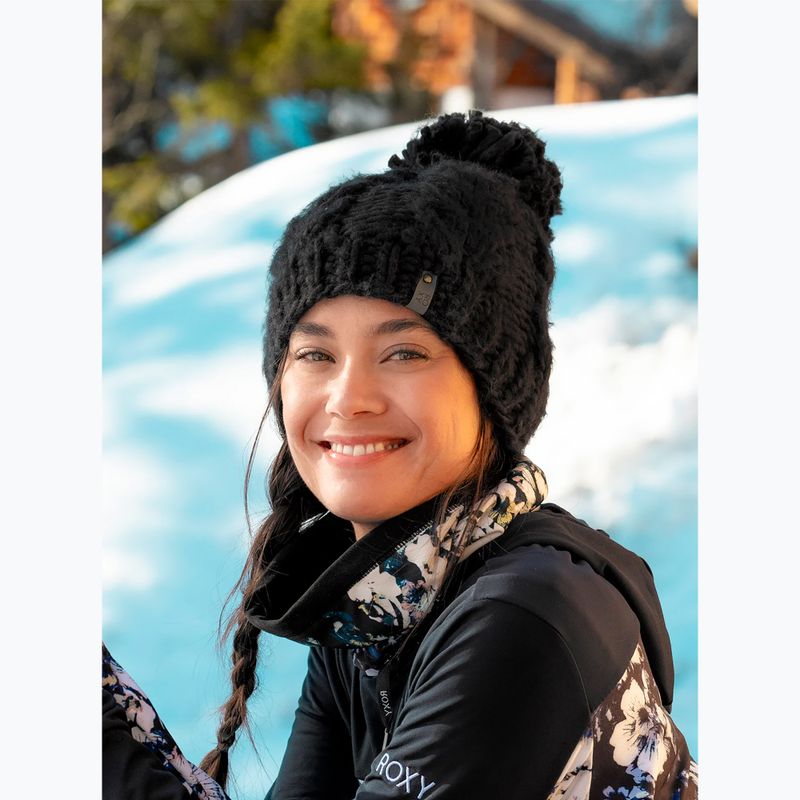 Moteriška žieminė kepurė ROXY Winter true black 8