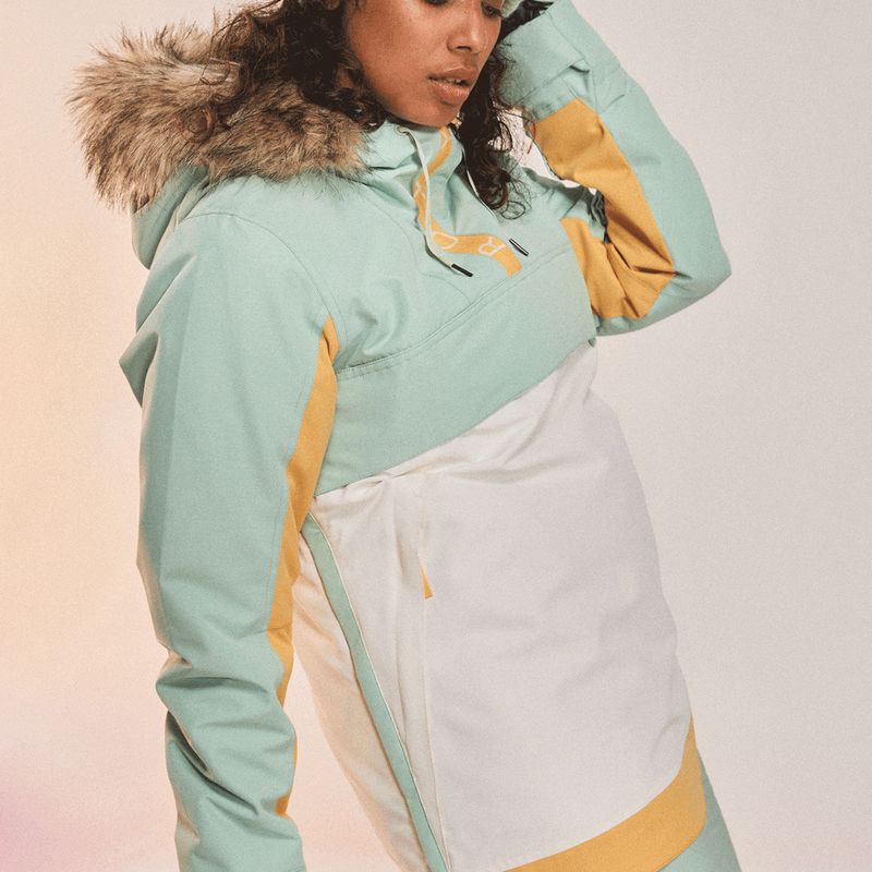 Moteriška snieglenčių striukė ROXY Shelter cameo green 15